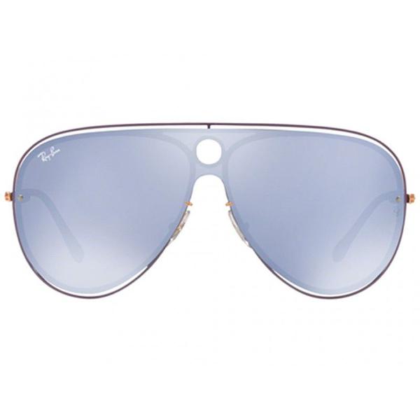 ray ban blaze shooter - espelhado cinza - original