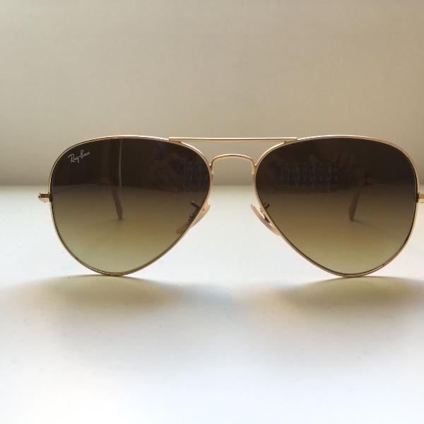 rayban de ouro