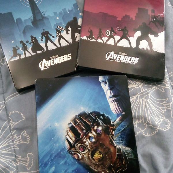 steelbook 3 vingadores marvel