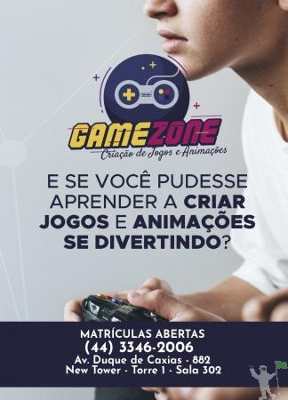 Curso de criação de jogos e animações