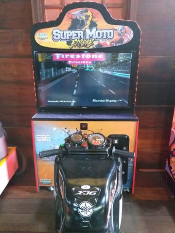Fliperama arcade simulador de moto