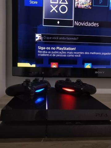 PS4 1TB 2 controles completo!