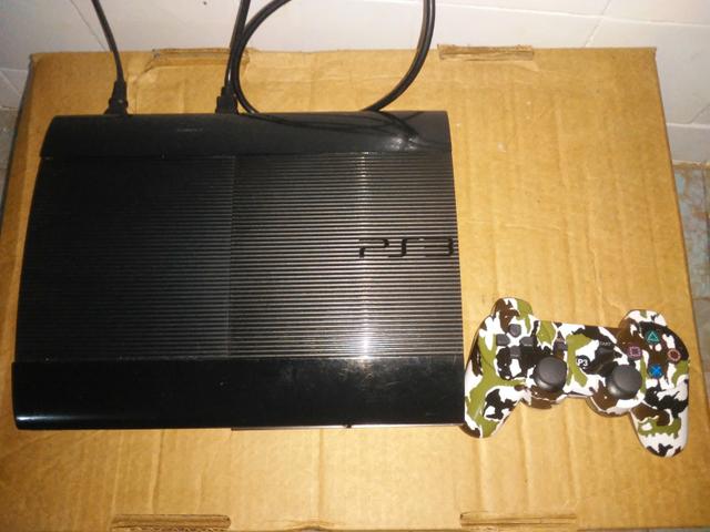 Ps3 super slim Desbloqueado + controle paralelo