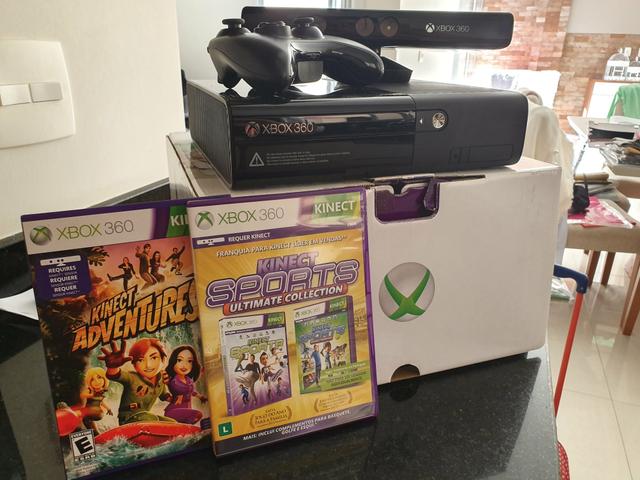 Xbox 360 Slim com Kinect