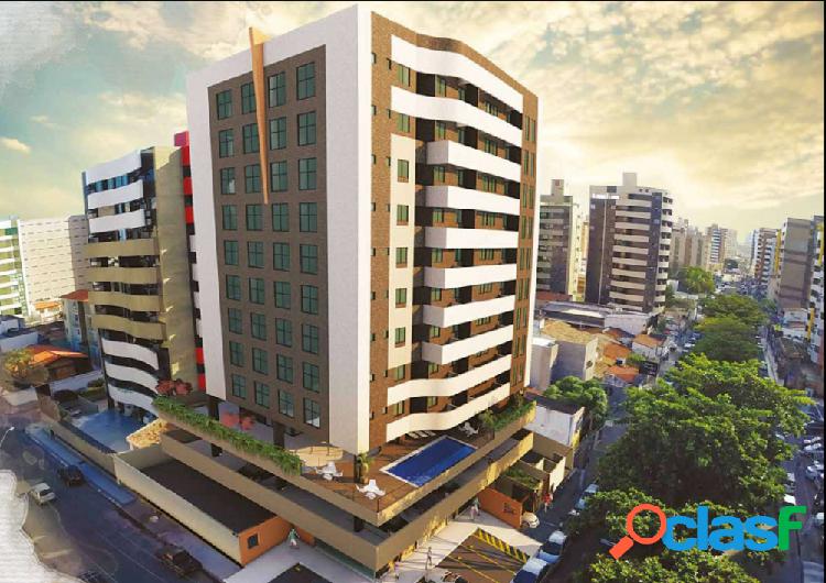 02 suítes 63,84m² a 500m da Praia de Ponta Verde -