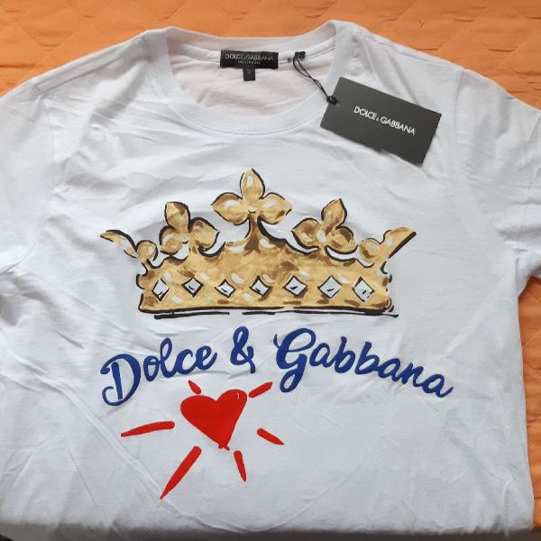 Camiseta Dolce e Gabanna Importada Original Nova