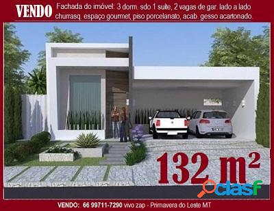 Casa com 2 dorms em Primavera do Leste - Vertentes das