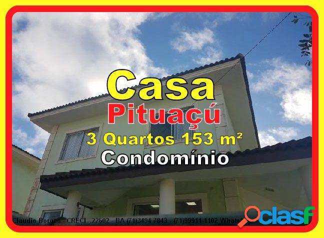 Casa em Condomínio a Venda no bairro Pituaçu - Salvador,