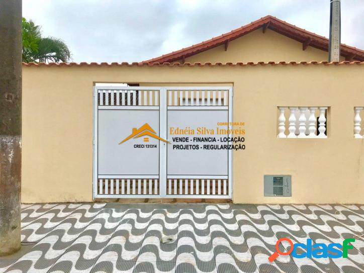 Casa nova para financiamento em Mongaguá