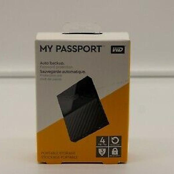 HD Externo WD 4TB Novo Frete Gratis