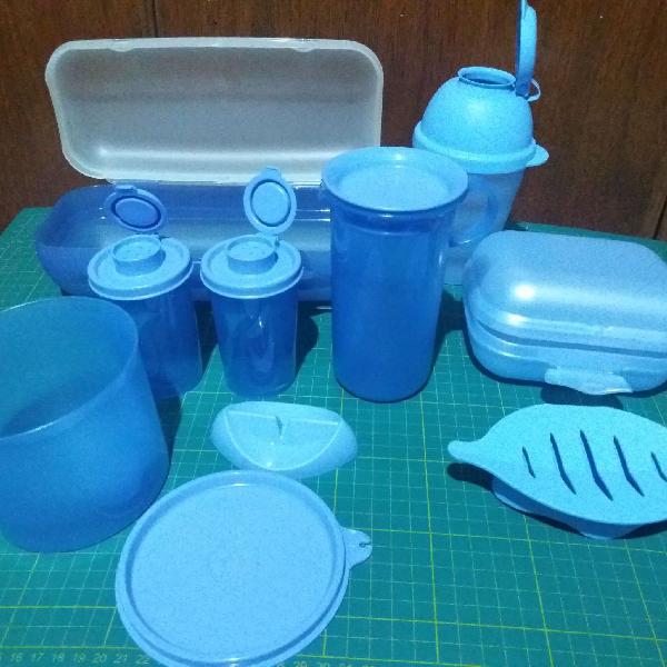 Kit Azul Tupperware