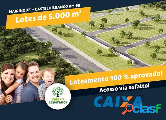 Loteamento fechado com terrenos de 5.000m² - Mairinque -