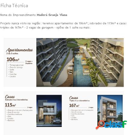 Maderá Granja Viana - Aptos 106 a 213 m² - Apartamento