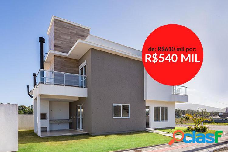 Nova, 03 suítes, Ótima Localização, Financia! - Casa a