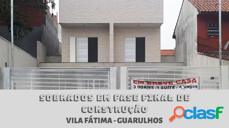 Sobrado Vila Fátima - Sobrado a Venda no bairro Vila Nossa