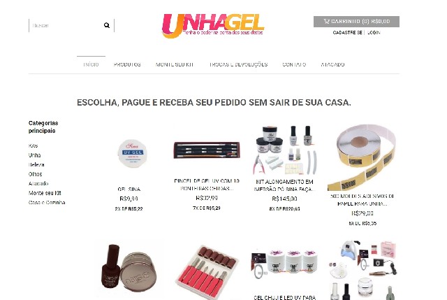 Tudo para alongamento de unhas