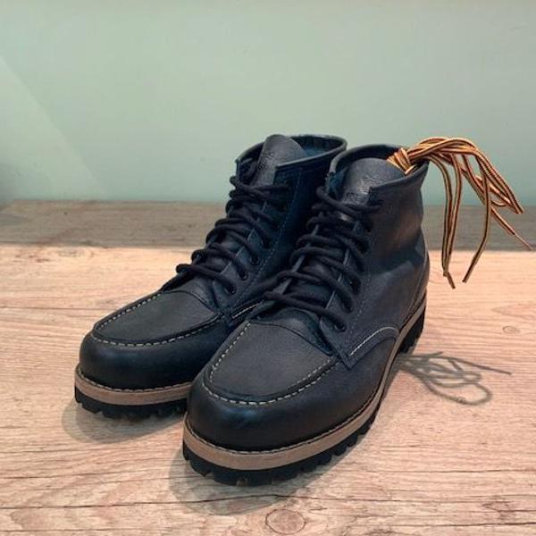 black boots moc toe trx - estonado bic