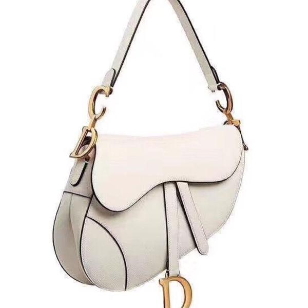 bolsa dior saddle branca pronta entrega importada