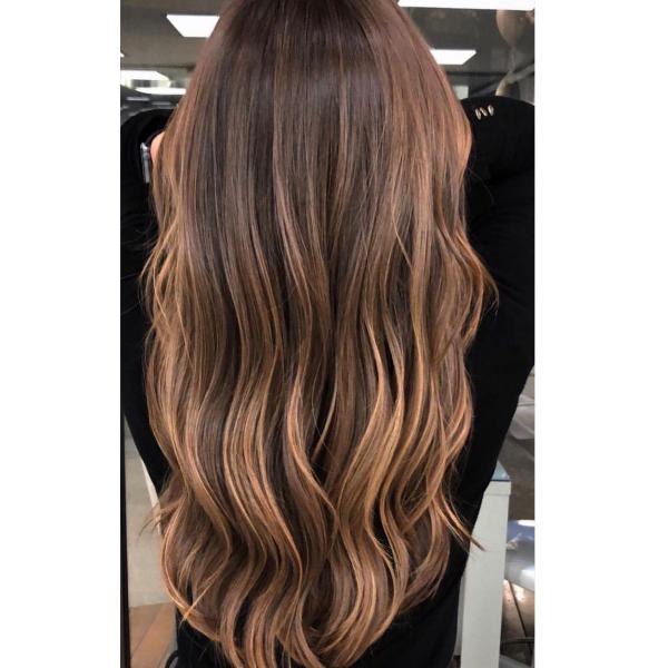 cabelo brasileiro leves iluminados 60 cm