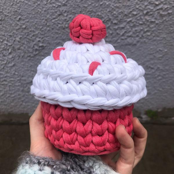 cachepô cupcake