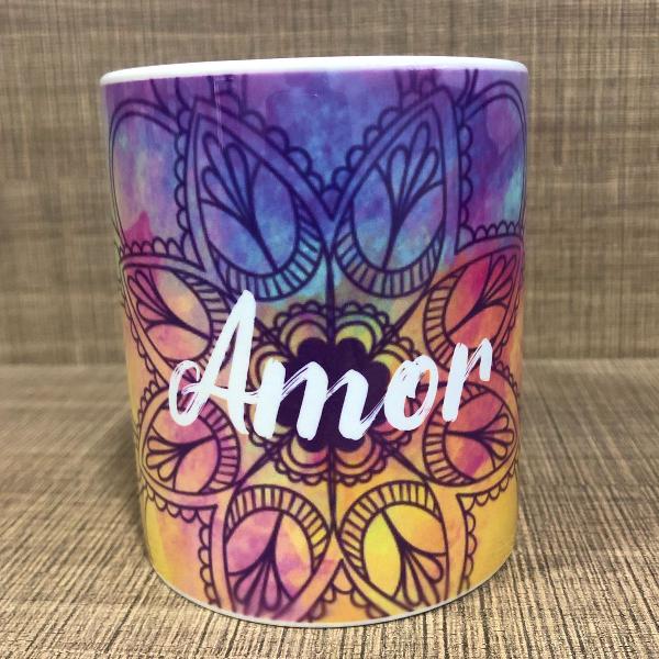 caneca mandala amor