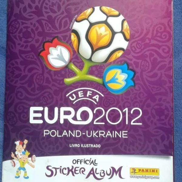 lbum de figurinhas - euro 2012