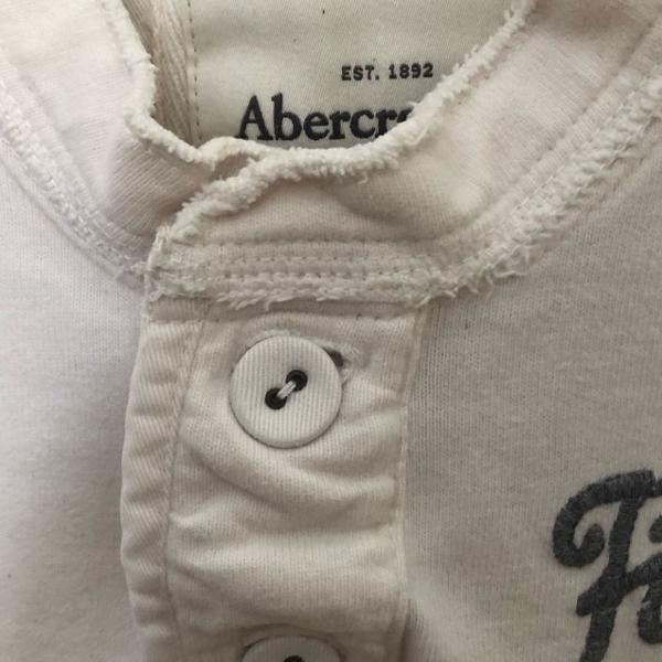 moleton abercrombie &amp; fitch off white small