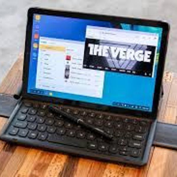 tablet top samsung tab s4 c/ capa teclado original surface
