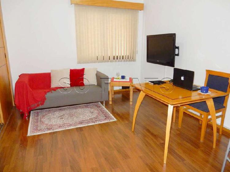 Flat com 1 Quarto para Alugar, 30 m² por R$ 1.450/Mês COD.