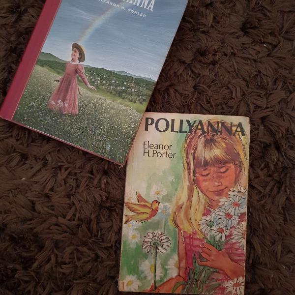 2 livros pollyanna inglês hardcover e pollyanna português