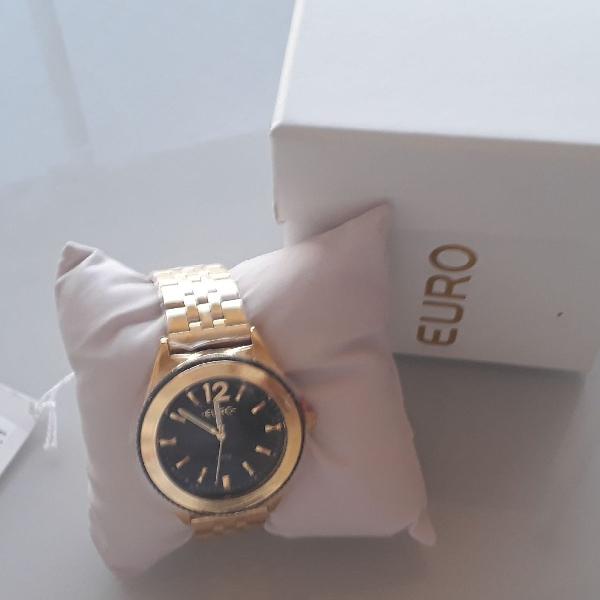 Relógio Euro Feminino Metal Trendy Dourado - Eu2036ymk/4p