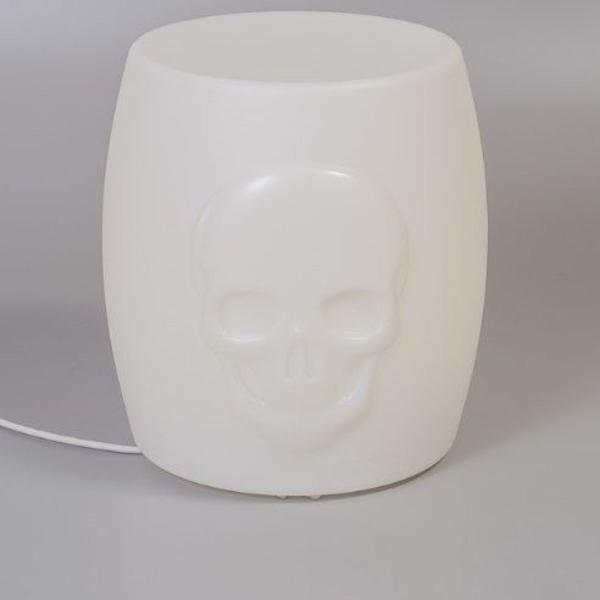 banco abajur skull light italiano