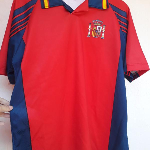 camisa de futebol da Espanha euro 2000