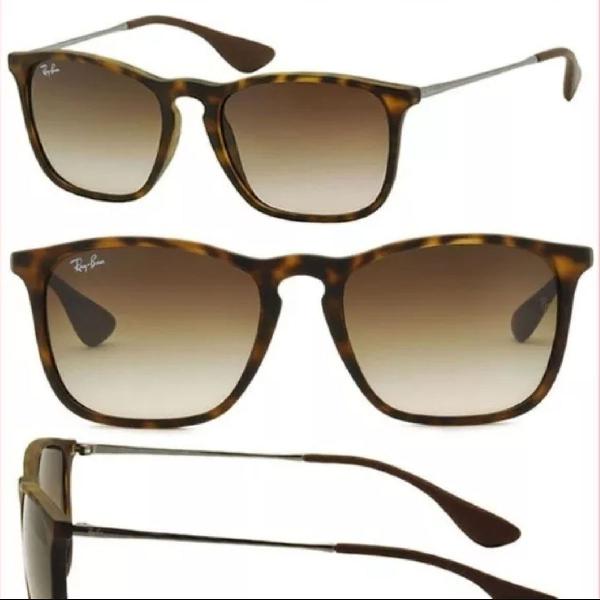 culos de sol ray-ban rb4187 Chris tartaruga fosco