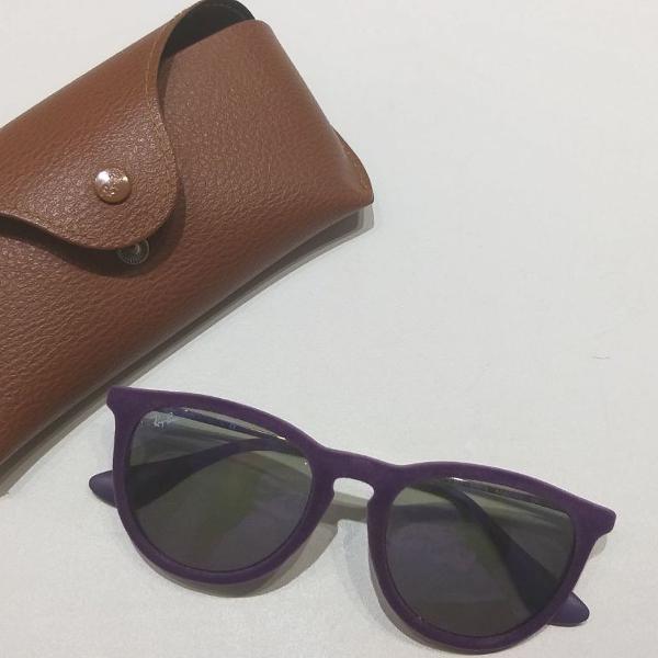 culos original rayban veludo erika roxo