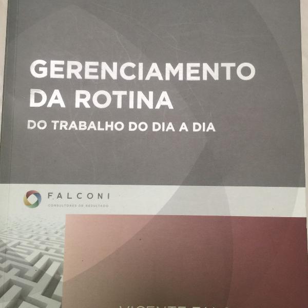 gerenciamento de rotinas - vicente falconi