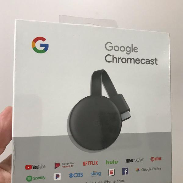 google chromecast 3 original lacrado importado