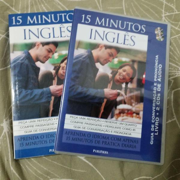 livro e CD "15 minutos inglês"