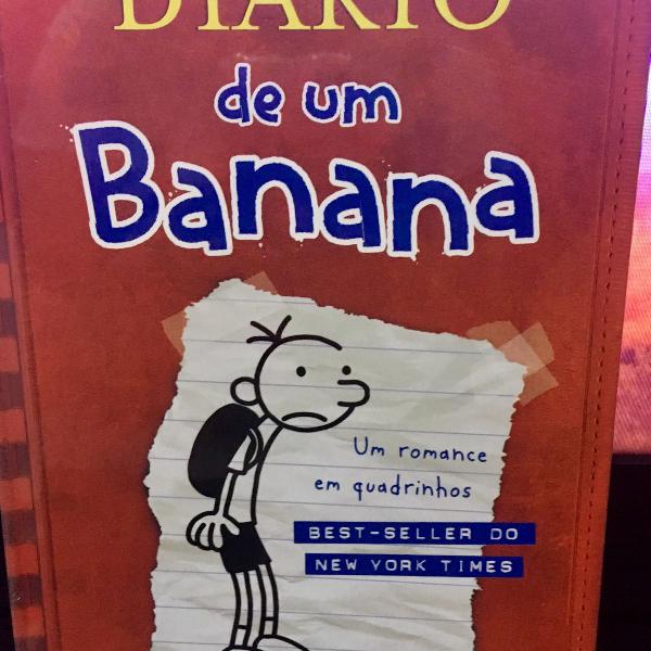 livro embalado o diário do Banana