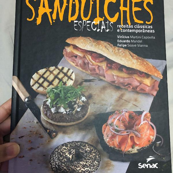 livro senac sanduíches especiais