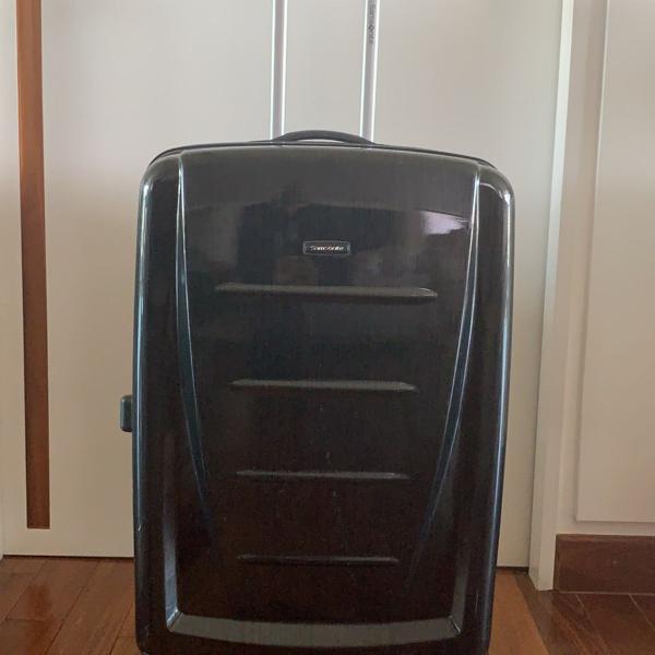 mala de viagem preta samsonite