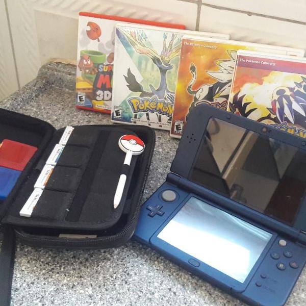 new nintendo 3ds xl - console pouco usado