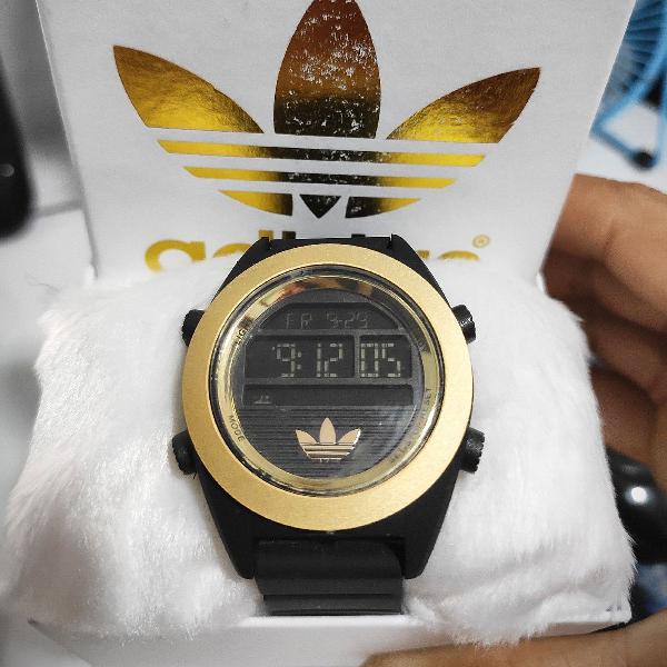 relógio digital adidas pulseira de silicone +estojo