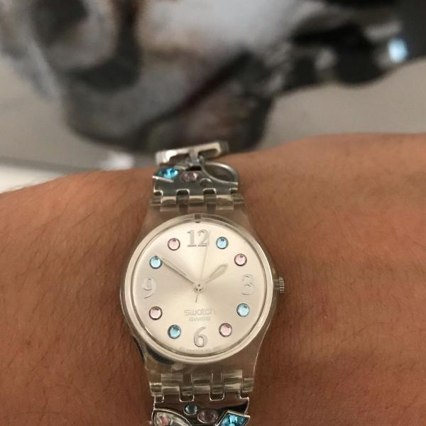 relógio swatch swarovski