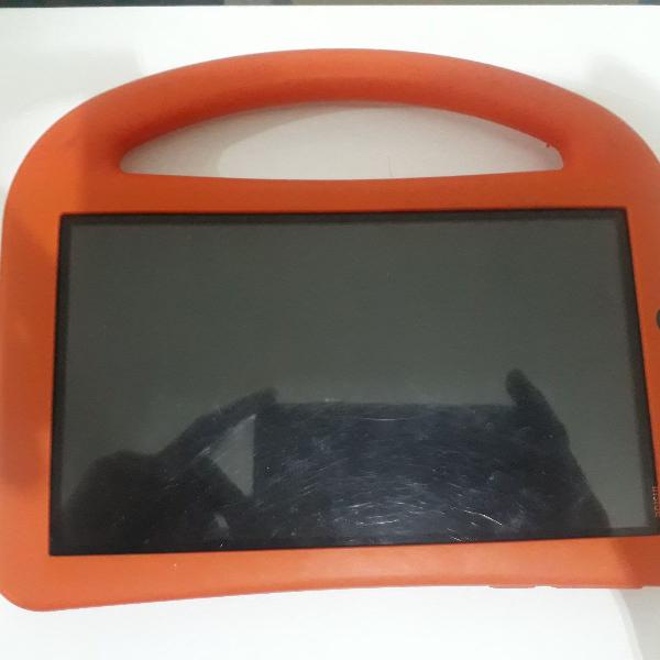 tablet dl + case laranja leia a descrição