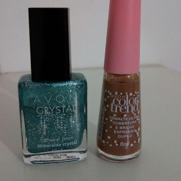 Esmalte Esmeralda Cristal 12ml e Color Trend expresso duplo