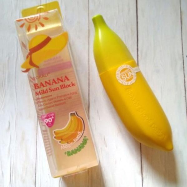 banana bloqueador solar