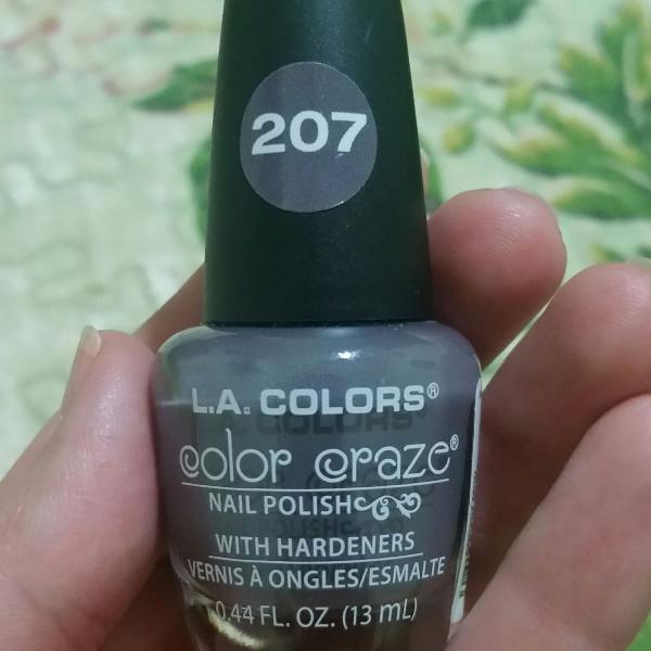 esmalte l.a. colors cinza nunca usado