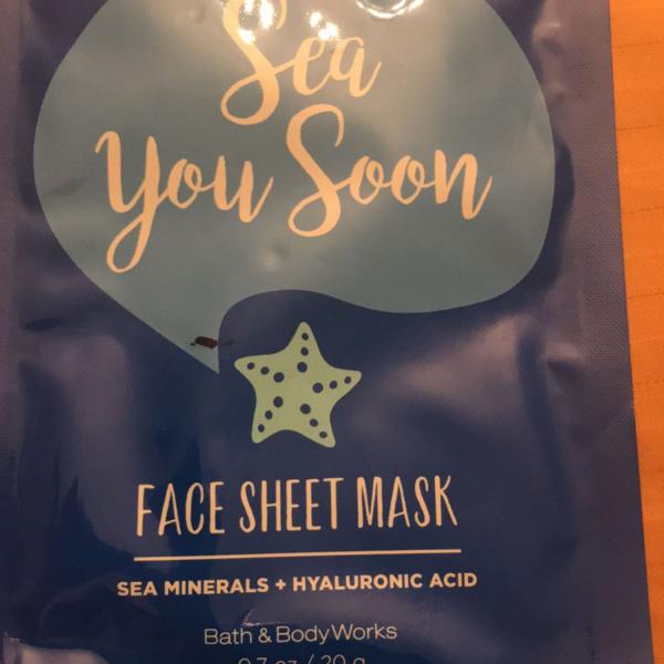 face sheet mask - bath n body works