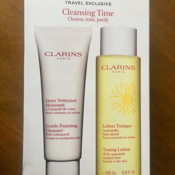 kit cleansing time clarins